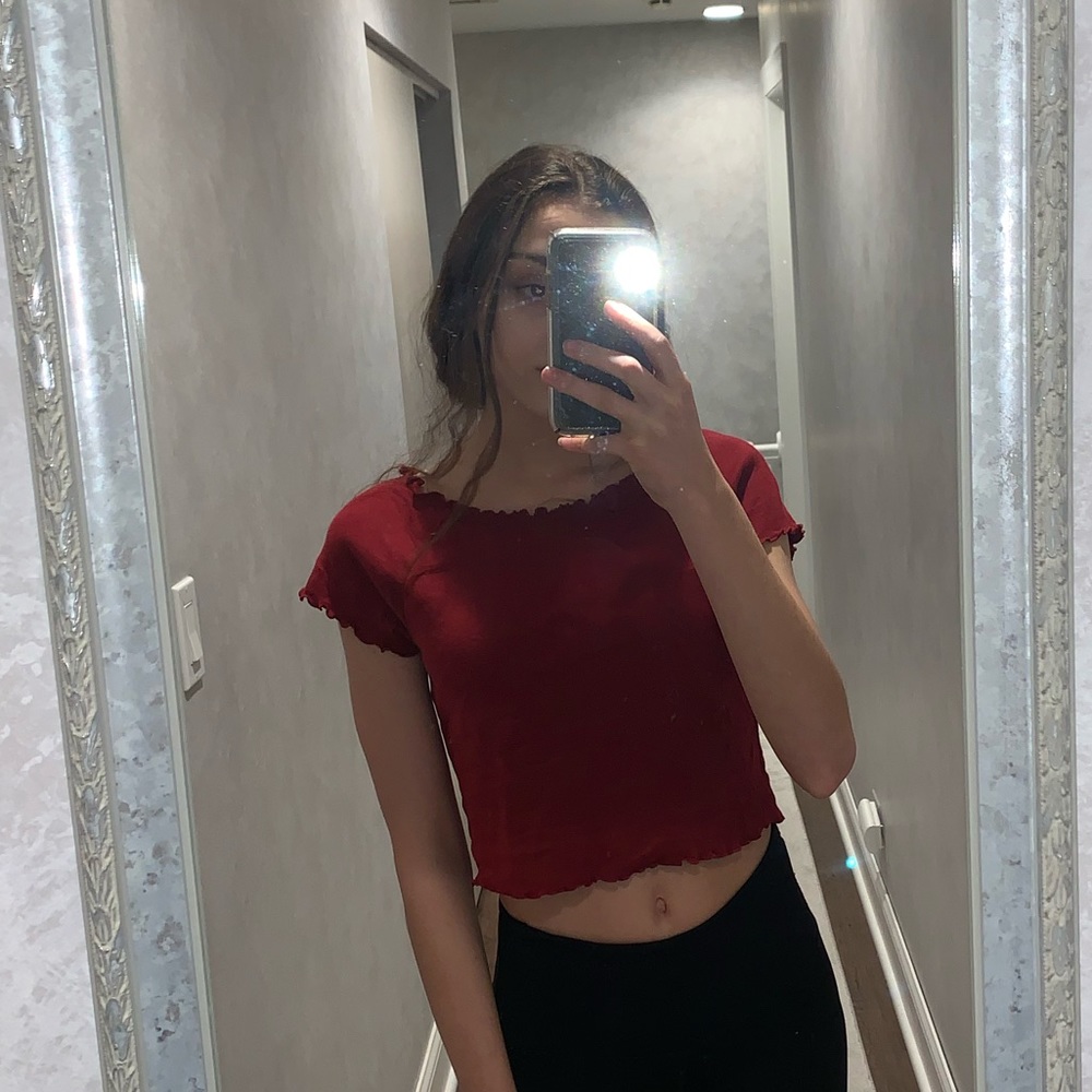Wild Fable Red Crop top